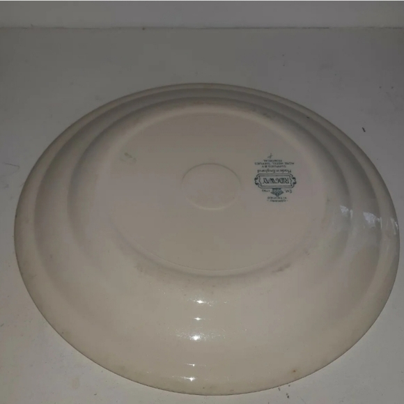 Vtg Ridgway Made England Conway vitrified  Supplied by ACM HOTEL Montreal Plate - Picture 5 of 6
